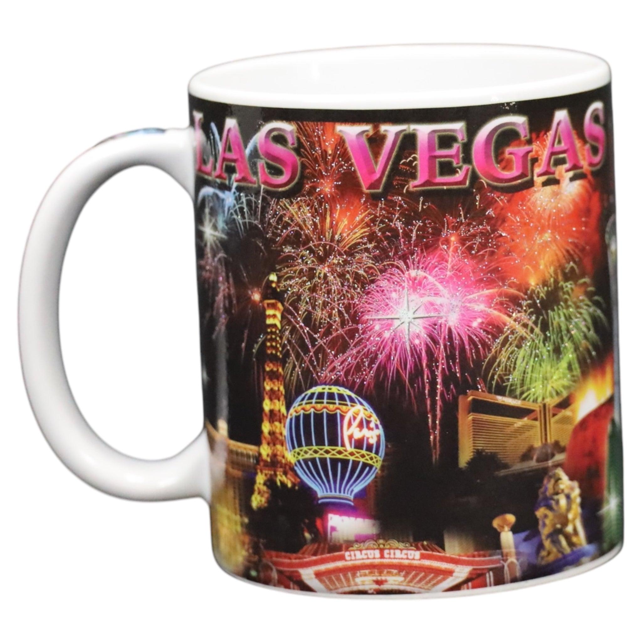 Las vegas FIREWORKS Mug, 1 Count (Pack of 1) 11oz