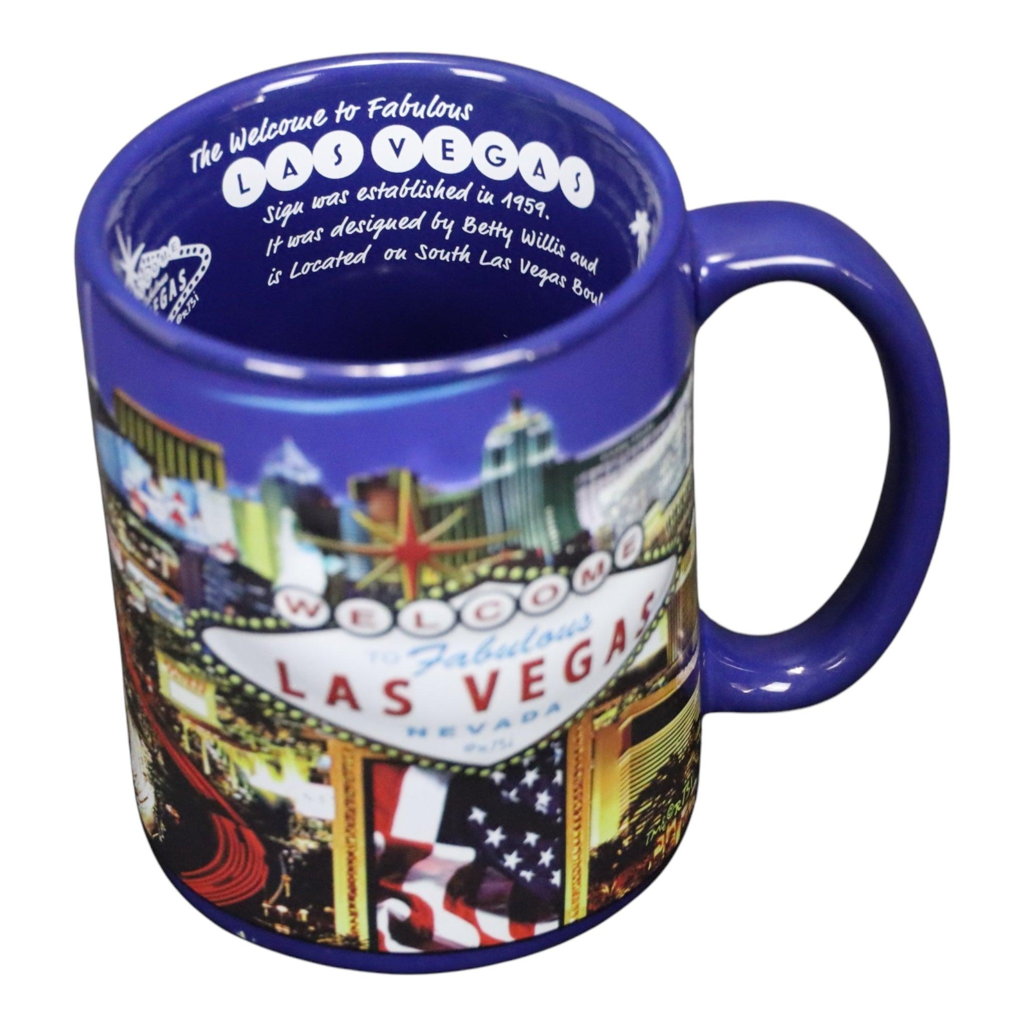 Las vegas BLUE STRIP Mug, 1 Count (Pack of 1) 22oz