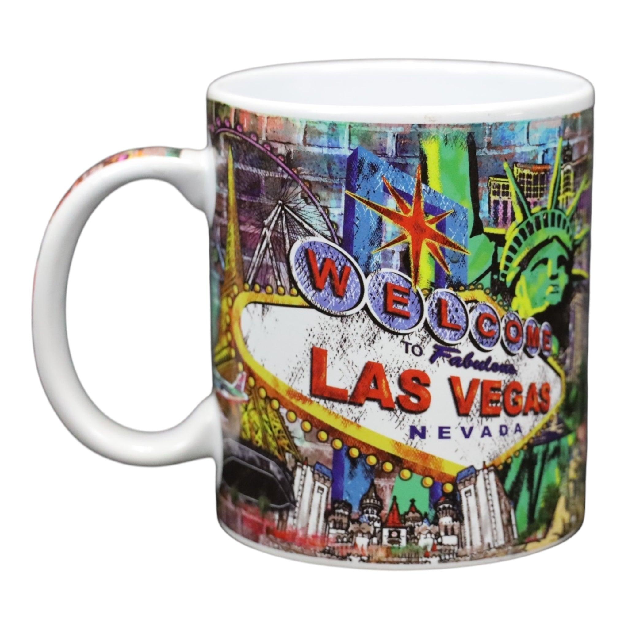 Las vegas GRAFFITI Mug, 1 Count (Pack of 1) 11oz