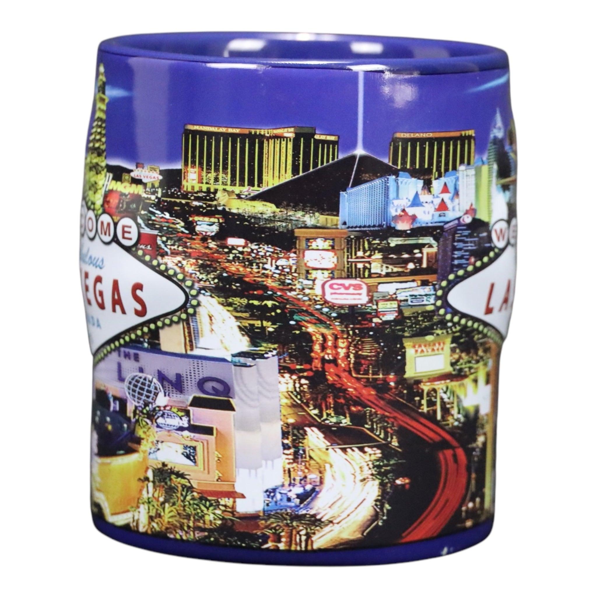 Las vegas BLUE STRIP Mug, 1 Count (Pack of 1) 22oz