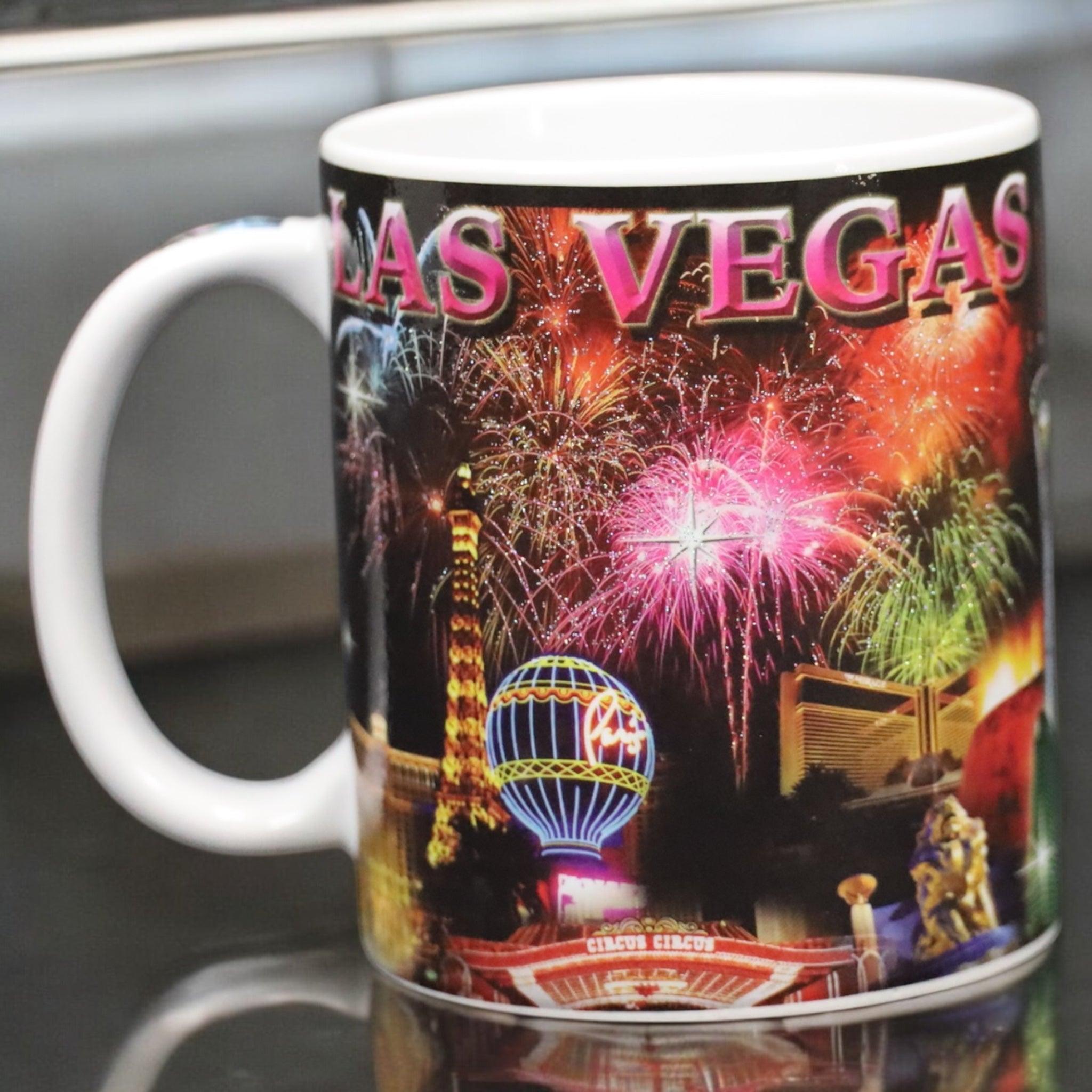 Las vegas FIREWORKS Mug, 1 Count (Pack of 1) 11oz